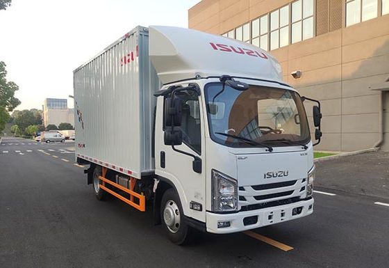 93KW 126HP کامیون عایق بندی شده Isuzu Cargo عایق بندی شده Tipper سفید