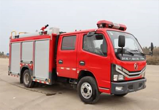 خرید 6.2 متر کامیون های آتش نشانی نجات 140hp تانکر آب دونگفنگ کامیون آتش نشانی online manufacture