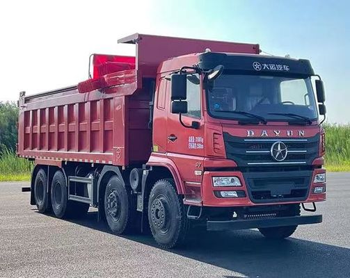 چهار محور دیزل 3 صندلی کامیون باربری 20M2 8.9 متر راننده عقب انتقال دستی 8 × 4