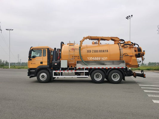 کامیون مکنده فاضلاب و نظافت سنگین برای مدیریت پسماند صنعتی