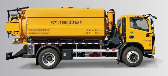 کامیون پمپ خلاء فاضلاب C11000 حرفه ای برای نیازهای نظافت تجاری