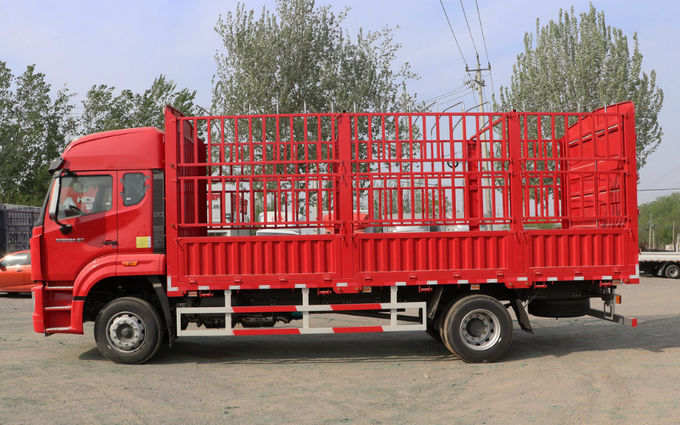 قرمز 8x2 کامیون دیزل کامیون سنگین 316/429 اسب 2