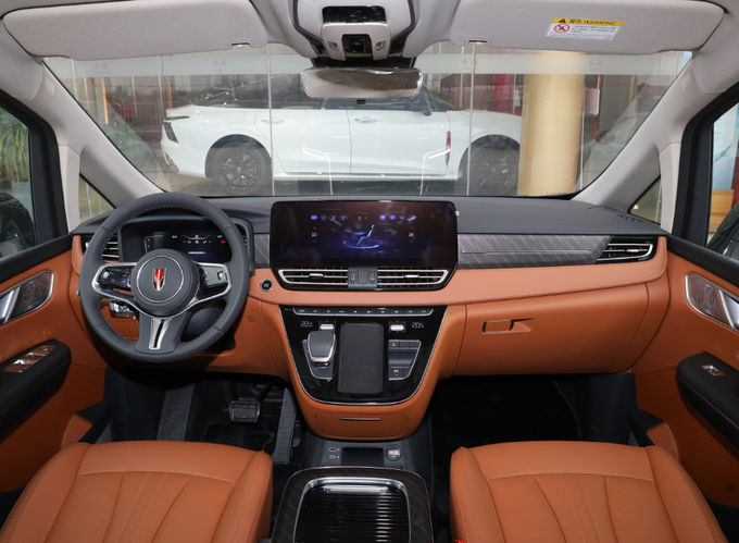 7-seater Hongqi HQ9 Vehicle اتومبیل کسب و کار پذیرش 8 سرعت 8