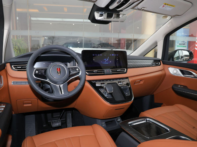 7-seater Hongqi HQ9 Vehicle اتومبیل کسب و کار پذیرش 8 سرعت 7