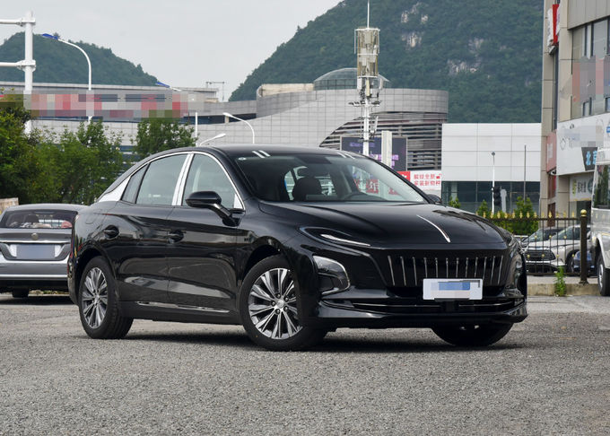 140Kw Hongqi EV Cars 5 Seat Sedan SUV کوچک سایز سیاه 0