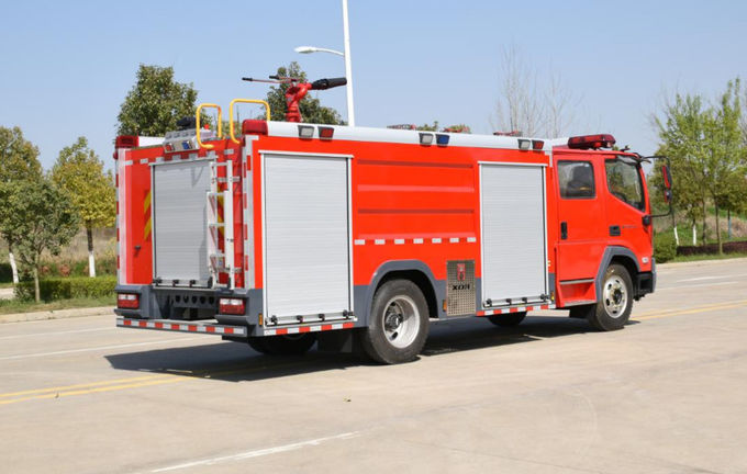 RWD 2WD 6 × 2 کامیون های آتش نشانی و نجات فوتون مخزن آب کامیون های آتش نشانی دیزل 2