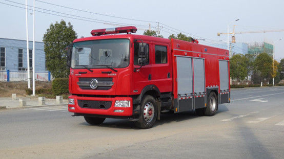 کامیون آتش نشانی مخزن آب دانگ فنگ 8200 لیتری 2WD عقب دیزل 6 نفره گیربکس دستی 4×2 0