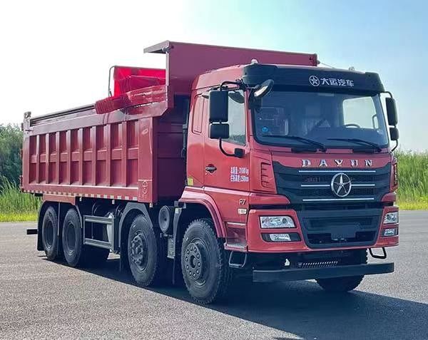 چهار محور دیزل 3 صندلی کامیون باربری 20M2 8.9 متر راننده عقب انتقال دستی 8 × 4 0